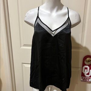 Elegant Black and Gray Women's Chemise. NWT. Large